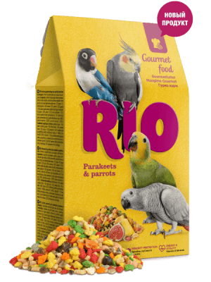 Рио 250г Гурмэ корм д/средних и крпных попугаев