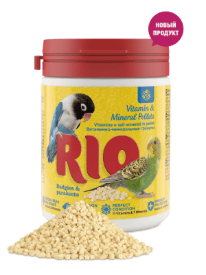 Рио 120г витаминно-минеральные гранулы д/попугаев