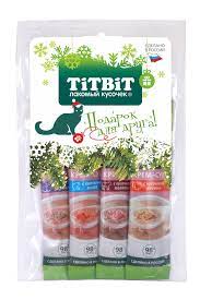 TiTBiT Крем-суп д/кошек 4 вкуса 40г