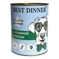 Best Dinner д/собак конс. Hypoallergenic Конина 340г