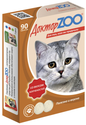 Доктор Zoo 90т д/кошек Копчености