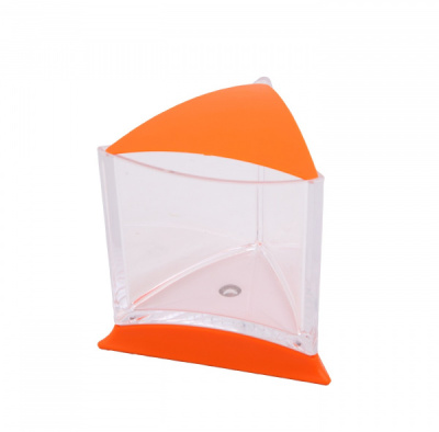 Аквариум-3 Треугольный д/петушка оранжевый