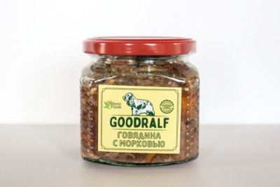 GoodRalf Премиум д/собак конс. 380гр Говядина с морковью