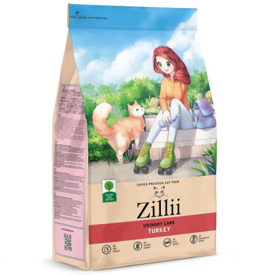 ZILLII д/кошек Urinary Индейка 2кг