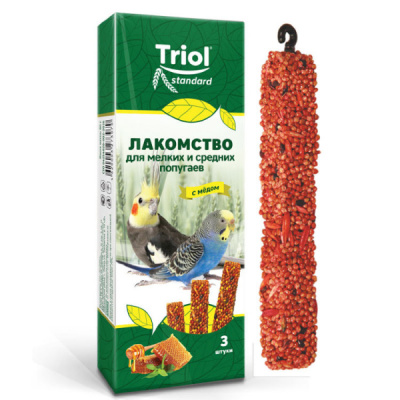 Triol Standard лакомство д/попугаев с мёдом 3шт